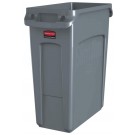 AFVALBAK RUBBERMAID SLIM JIM VT 60L GRIJS