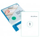 ETIKET RILLPRINT 210X297MM MAT TRANSPARANT 1ST