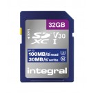 GEHEUGENKAART INTEGRAL SDHC-XC 32GB HIGH SPEED