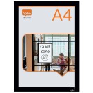 INFOKADER NOBO ZELFKLEVEND A4 ZWART