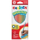 KLEURPOTLOOD CARIOCA SUPERCOLOR SET A 12 KLEUREN