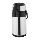 THERMOSKAN OLYMPIA MET POMP 2.5 LITER RVS