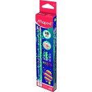 POTLOOD MAPED PIXEL PARTY MET GUM SET A 12 STUKS