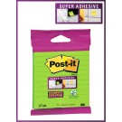 MEMOBLOK 3M POST-IT 101X101 SS GROEN MET LIJN