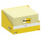 MEMOBLOK 3M POST-IT 6830 76X127MM GEEL