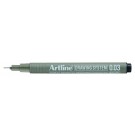 FINELINER ARTLINE TECHNISCH 0.03MM ZWART