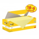 MEMOBLOK 3M POST-IT 655-CY 76X127MM GEEL