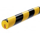 BESCHERMINGSPROFIEL DURABLE E8R HOEK 1M GEEL ZWART