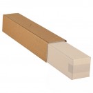 VIERKANTE KOKER FORMAAT 750X126X126MM BRUIN