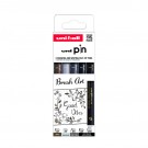 FINELINER UNI-BALL PIN BRUSH ART ASSORTUI