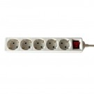 STEKKERDOOS BRASQ  5 VOUDIG 3 METER WIT
