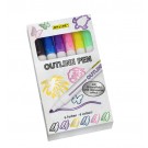 VILTSTIFT ONLINE OUTLINE ASSORTI DOOS À 6 STUKS