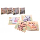 JOUÉCO THE WILDIES FAMILY PUZZEL 4 ASS