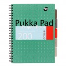 PROJECTBOEK PUKKA METALLIC A4 LIJN 200PAG GN