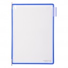 ZICHTPANEEL TARIFOLD A4 VERTICAAL BLAUW 10ST