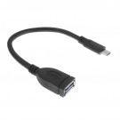 USB 3.0 KABEL OTG USB-C MALE NAAR USB-A FEMALE