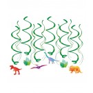 SWIRL DECORATIONS DINO