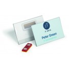 BADGE DURABLE MET MAGNEET 54X90MM 25 STUKS