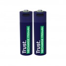 BATTERIJ TRUST USB-C OPLAADBAAR AA 2 STUKS