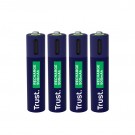 BATTERIJ TRUST USB-C OPLAADBAAR AAA 4 STUKS