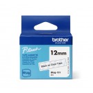 LABELTAPE BROTHER PTOUCH BTAG131 12MM TRANSPARANT
