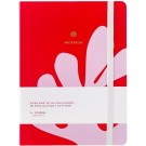 NOTITIEBOEK A5 ARTY ROZE/ROOD A JOURNAL
