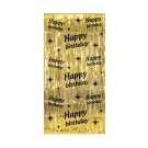 CLASSY PARTY CURTAIN HAPPY BIRTHDAY