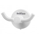 KLEDINGHAAK SATINO 2 HAAKS WIT 332180