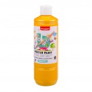 Plakkaatverf Bruynzeel fles 500ml geel