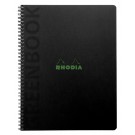 Notitieboek Rhodia Greenbook recycled A5+ lijn hc