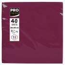 Servet Pronappe 380x380mm 40 vel bordeauxrood