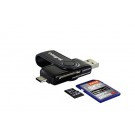 CARD READER INTEGRAL SD + MICRO SD USB 3.1 + USB C