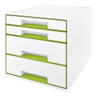 LADENBOX LEITZ WOW 4 LADEN WIT/GROEN