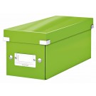 CD-BOX LEITZ WOW CLICK&STORE GROEN