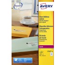 ETIKET AVERY L7563 99.1X38.1MM TRANPS 350ST