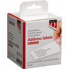 LABEL ETIKET QUANTORE 99012 89MMX36MM ADRES WIT