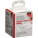 LABEL ETIKET QUANTORE 99010 89MMX28MM ADRES WIT