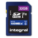 GEHEUGENKAART INTEGRAL SDHC V10 32GB