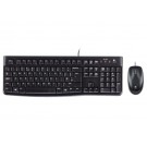 TOETSENBORD LOGITECH MK120 + MUIS USB ZWART