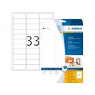 ETIKET HERMA INKPRINT 8837 63.5X25.4MM 825ST