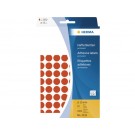 ETIKET HERMA 2232 ROND 13MM ROOD 2464ST