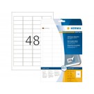ETIKET HERMA 4346 45.7X21.2MM MOVABLE A4 1200ST WT
