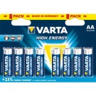 BATTERIJ VARTA AA HIGH ENERGY