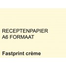 RECEPTPAPIER FASTPRINT A6 80GR CREME