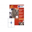 BADGE AVERY 4834 A6 + INSTEEKKAARTEN + LANYARD