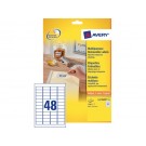 ETIKET AVERY L4736REV-25 45.7X21.2MM 1200ST