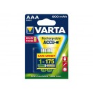 BATTERIJ OPLAADBAAR VARTA AAA 800MAH READY2USE