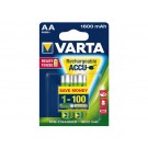 BATTERIJ OPLAADBAAR VARTA AA HR6 2600MAH READY2USE