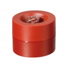 PAPERCLIPHOUDER MAUL 30123 MAGNETISCH 6CM ROOD