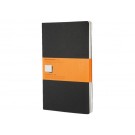 SCHRIFT MOLESKINE LIJN LARGE ZWART
